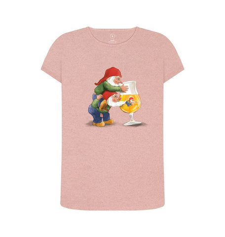Sunset Pink Gnomes Drinking La Chouffe Women's Remill T-Shirt