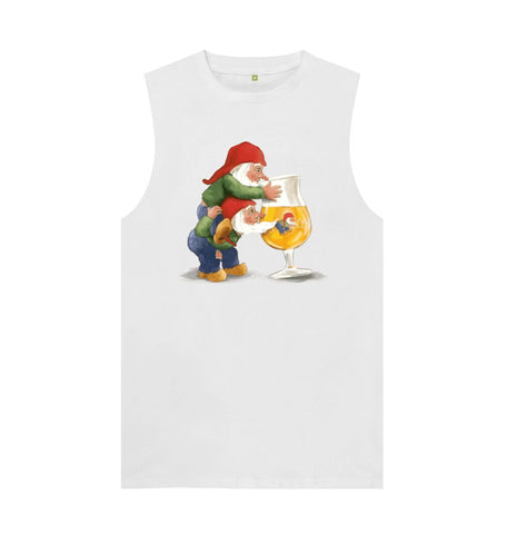 White Gnomes Drinking La Chouffe Men's Vest