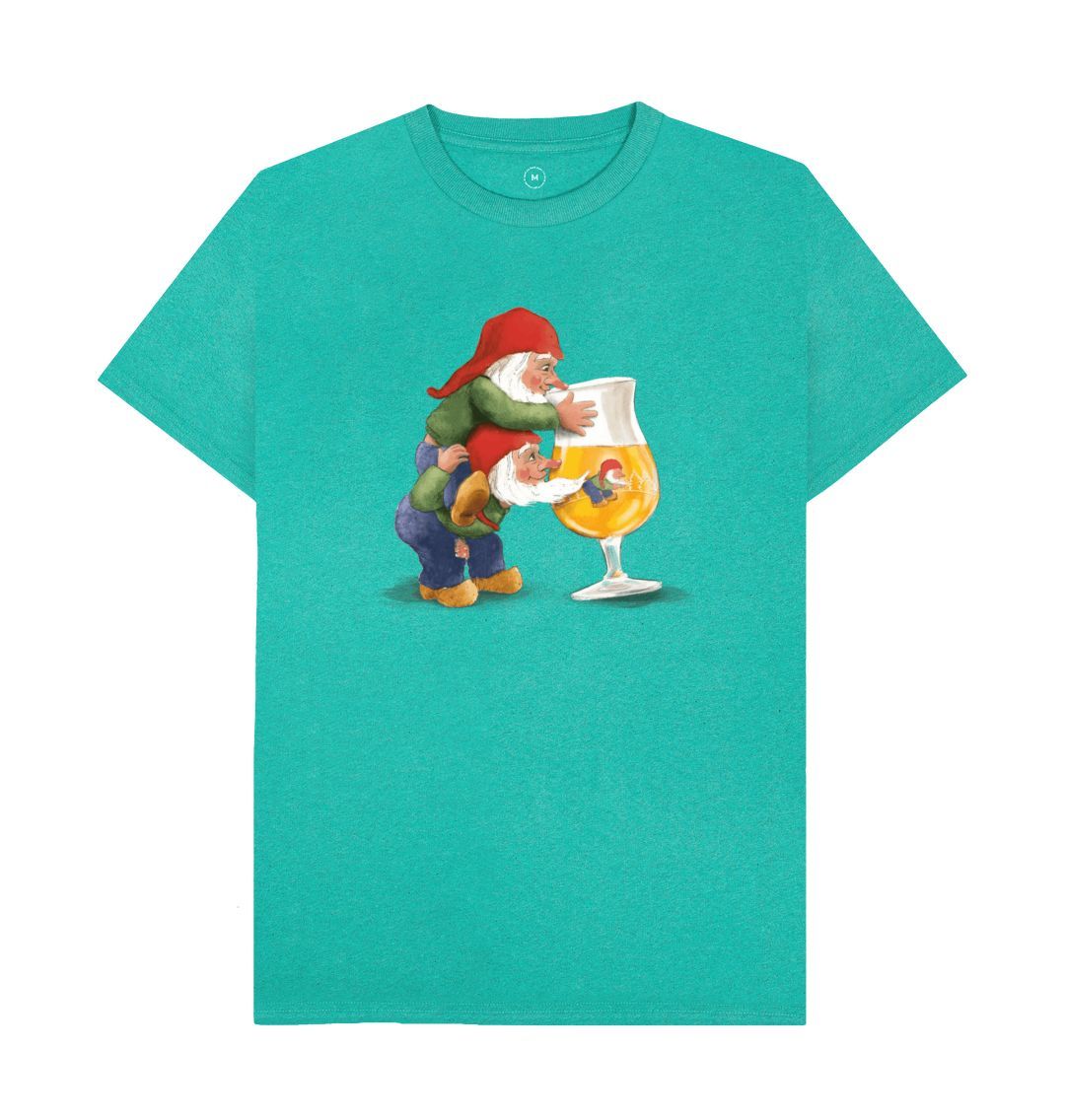 Seagrass Green Gnomes Drinking La Chouffe Men's Remill T-Shirt