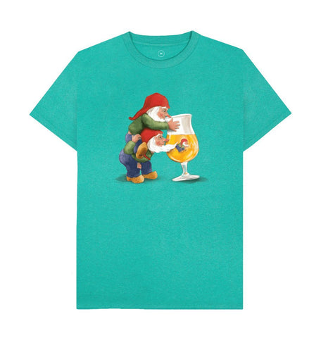Seagrass Green Gnomes Drinking La Chouffe Men's Remill T-Shirt