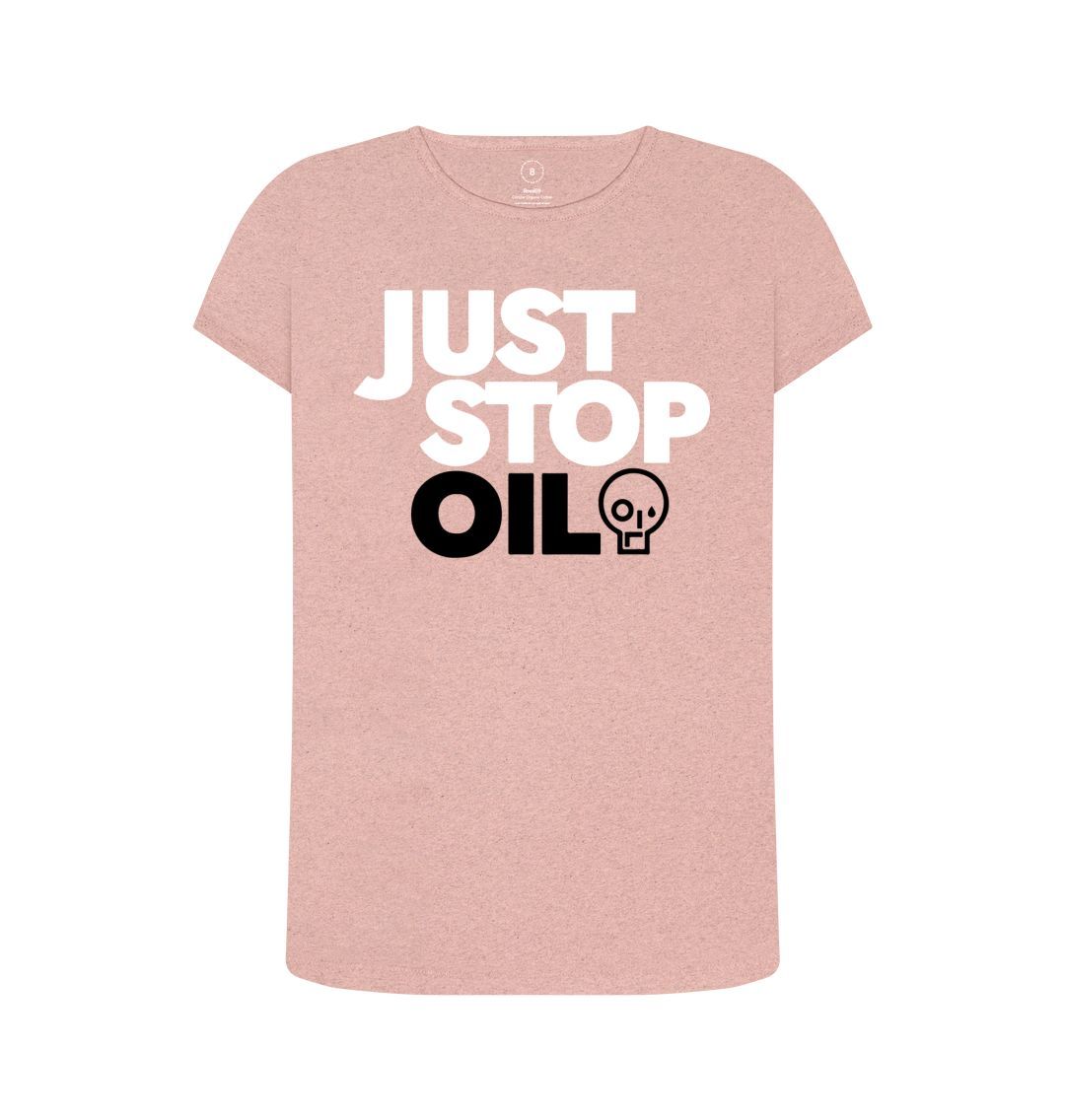 Sunset Pink Just Stop Oil Women's Remill T-Shirt