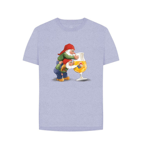 Lavender Gnomes Drinking La Chouffe Women's Remill Relaxed Fit T-Shirt
