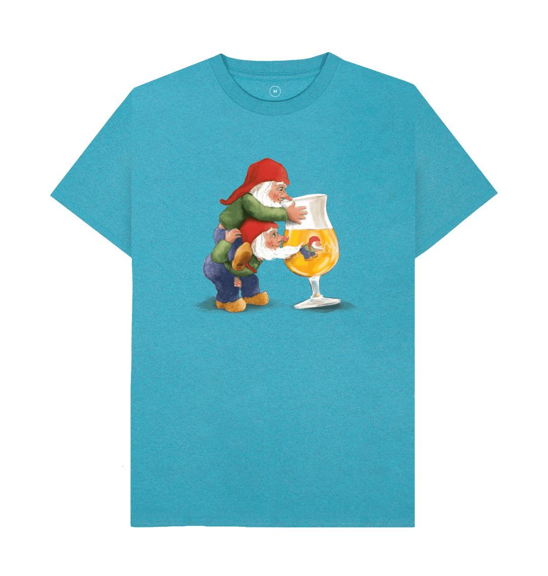 Ocean Blue Gnomes Drinking La Chouffe Men's Remill T-Shirt