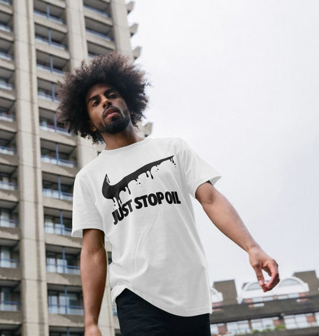 Just Stop Oil Swoosh Men's T-Shirt