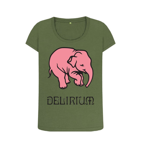 Khaki Delirium Women's Scoop Neck T-Shirt