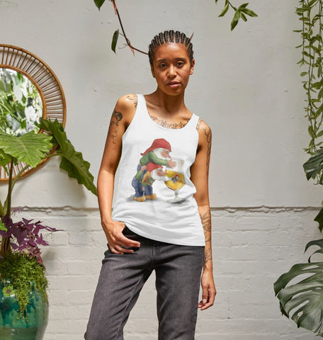 Gnomes Drinking La Chouffe Women's Vest Top