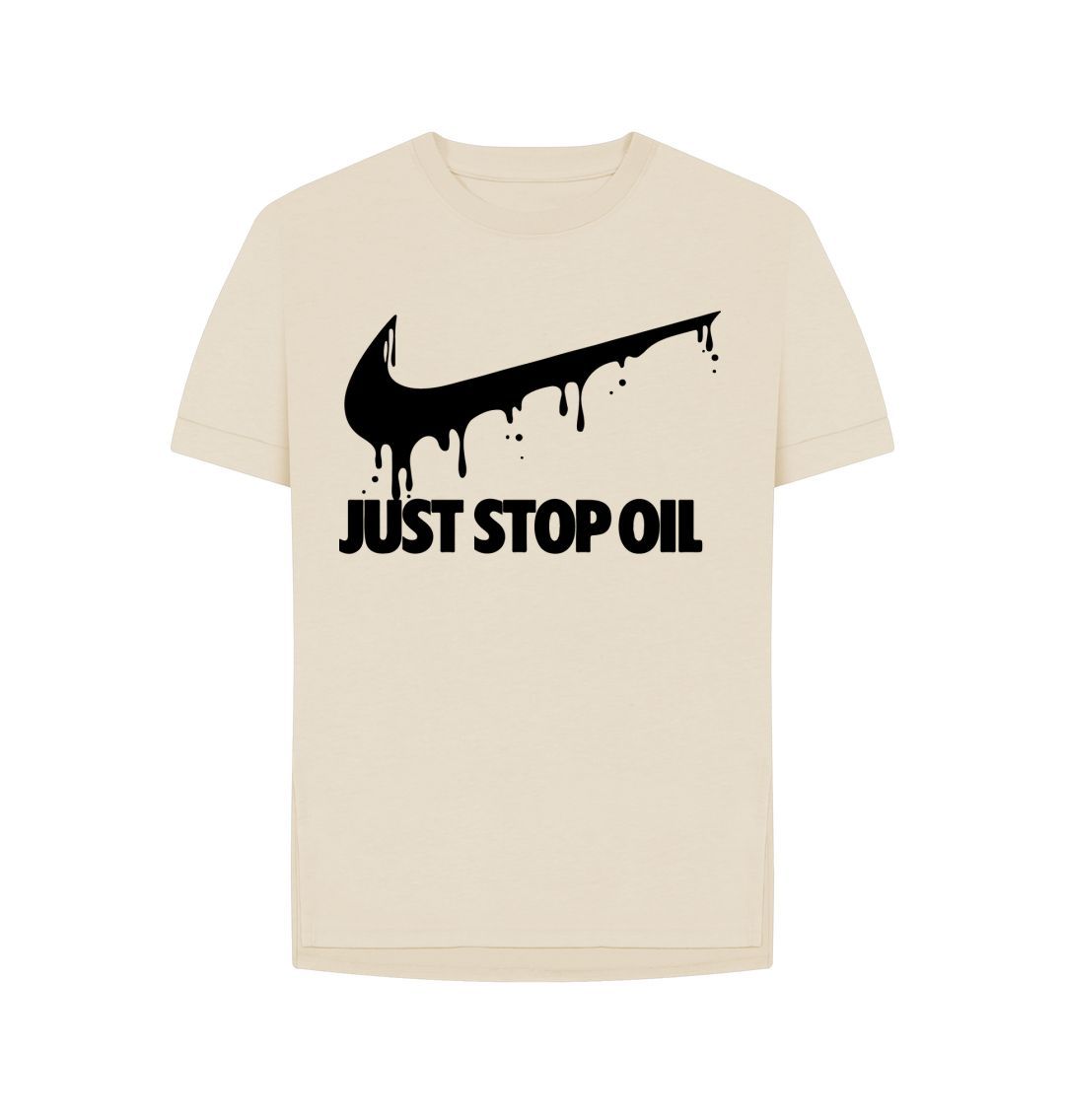 Oat Just Stop Oil Swoosh Women's T-Shirt