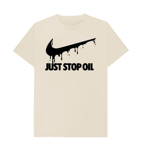 Oat Just Stop Oil Swoosh Men's T-Shirt