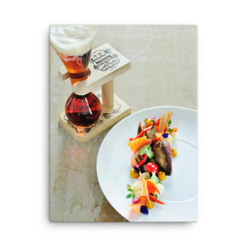 Pauwel Kwak Food Pairing - Canvas Print
