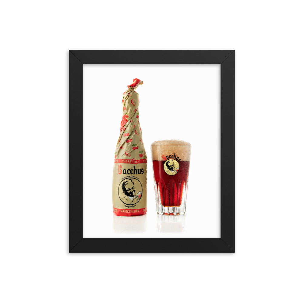 Bacchus Kriekenbier - Framed Poster