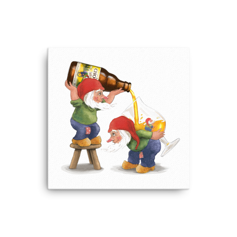 La Chouffe Gnome Know How II - Canvas Print