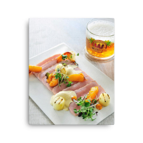Wilderen Goud Food Pairing - Canvas Print