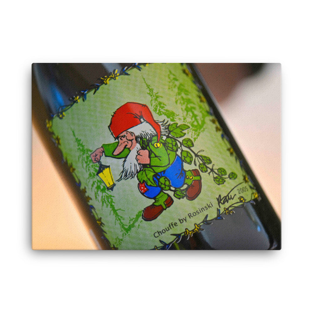 La Chouffe Special Edition Bottle IV - Canvas Print
