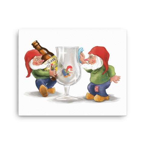 La Chouffe Gnome Know How - Canvas Print