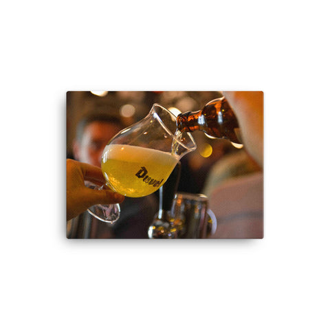 Duvel Perfect Serve - Canvas Print