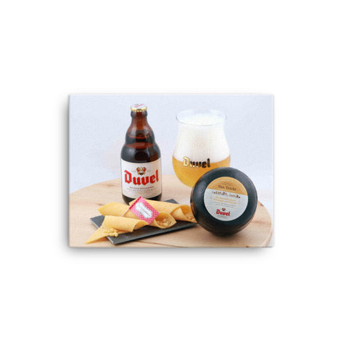 Duvel & Cheese - Canvas Print