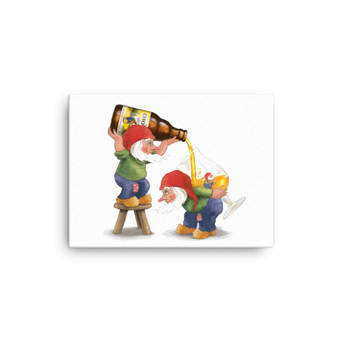 La Chouffe Gnome Know How II - Canvas Print