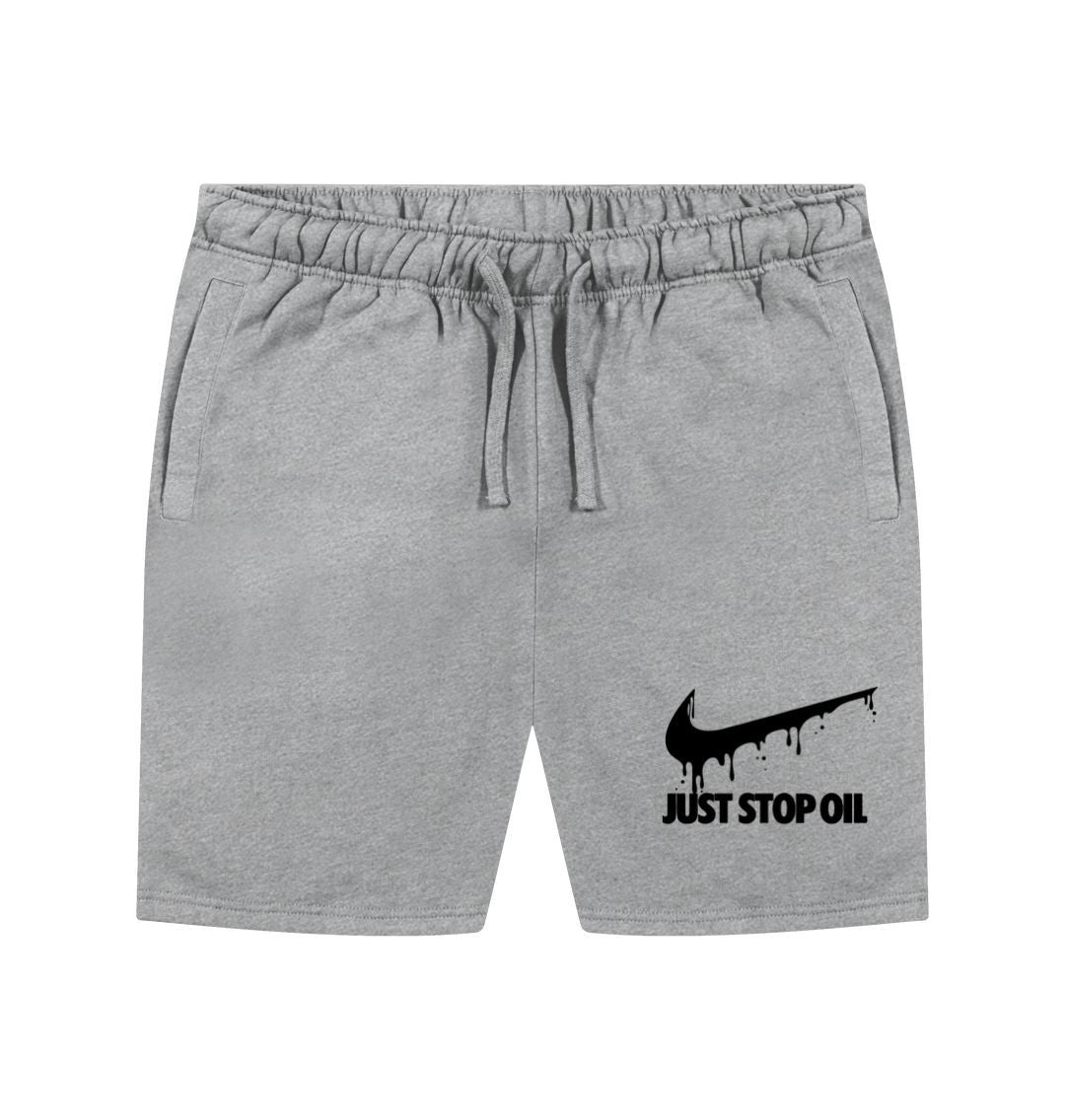 Athletic Grey Just Stop Oil Swoosh Men's Shorts
