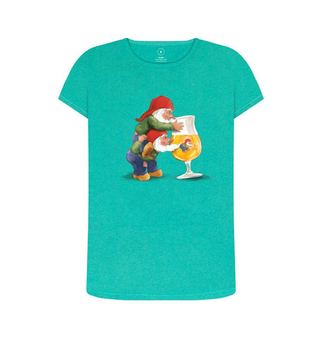 Seagrass Green Gnomes Drinking La Chouffe Women's Remill T-Shirt
