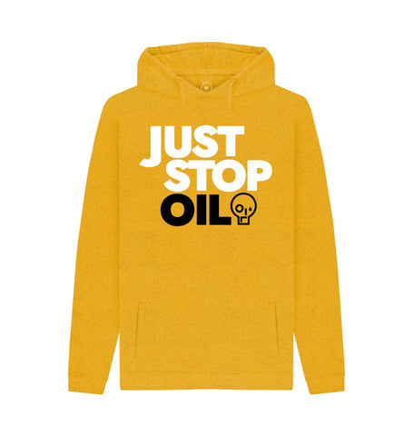Sunflower Yellow Just Stop Oil Men's Remill Hoodie