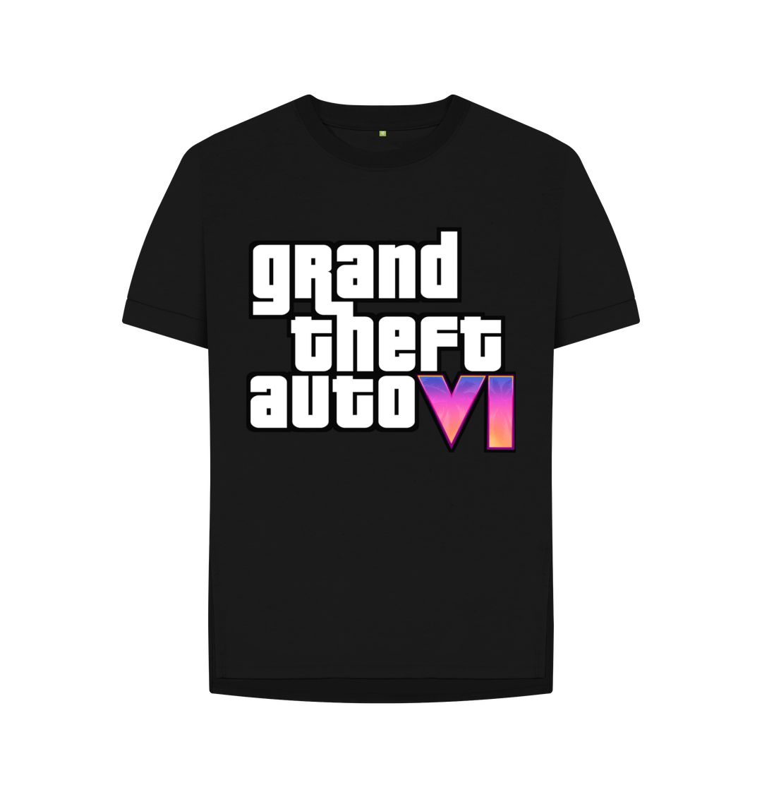Black Grand Theft Auto VI Women's T-Shirt