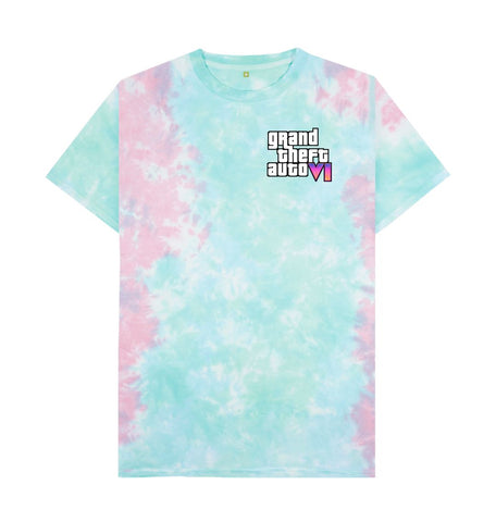 Pastel Tie Dye Grand Theft Auto VI Men's Tie Dye T-Shirt
