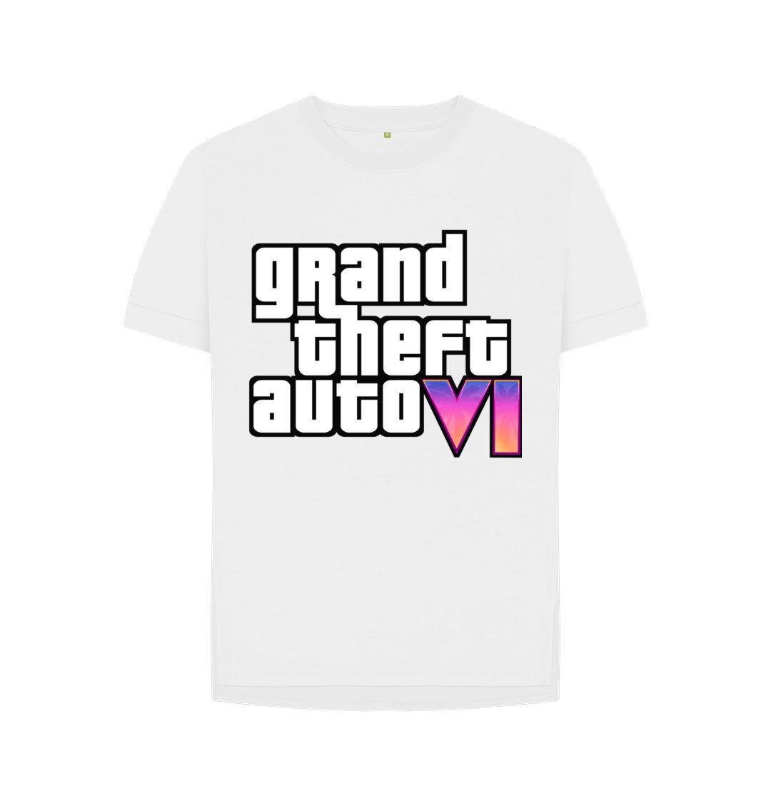 White Grand Theft Auto VI Women's T-Shirt