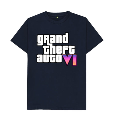 Navy Blue Grand Theft Auto VI Men's T-Shirt