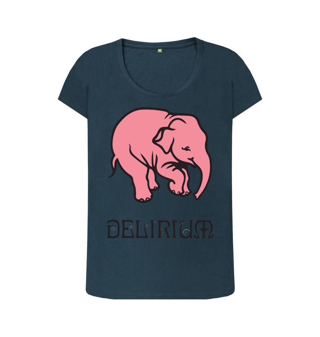Denim Blue Delirium Women's Scoop Neck T-Shirt