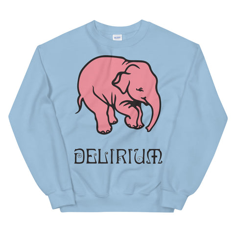 Delirium and Pink Elephant Sweatshirt