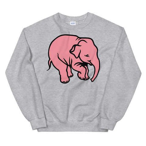 Big Pink Elephant Sweatshirt