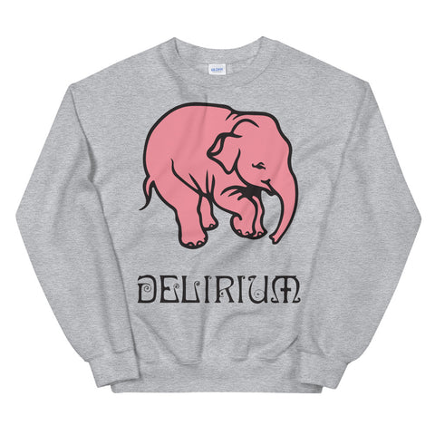 Delirium and Pink Elephant Sweatshirt