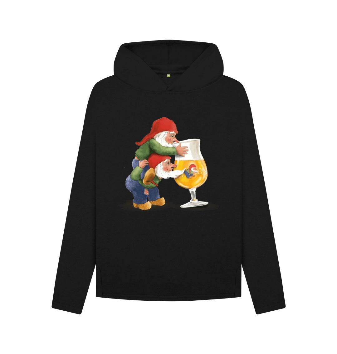 Black Gnomes Drinking La Chouffe Women's Relaxed Fit Hoodie