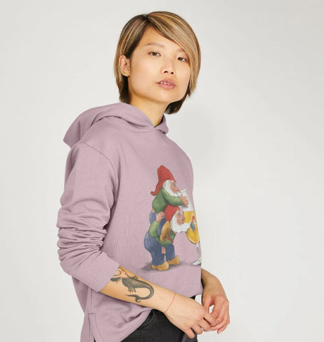 Gnomes Drinking La Chouffe Women's Relaxed Fit Hoodie
