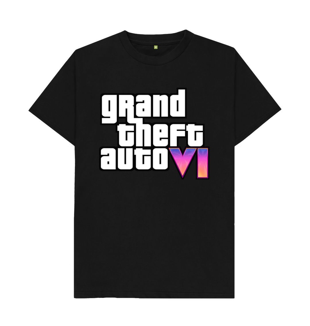 Black Grand Theft Auto VI Men's T-Shirt