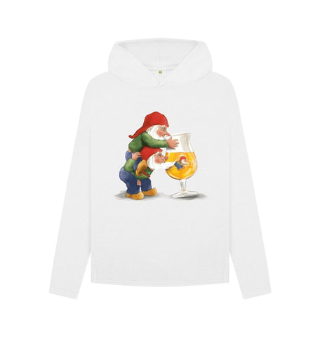 White Gnomes Drinking La Chouffe Women's Relaxed Fit Hoodie