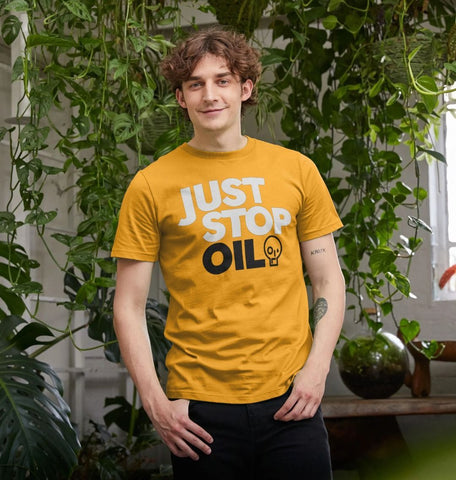 Just Stop Oil Men's Organic Cotton T-Shirt