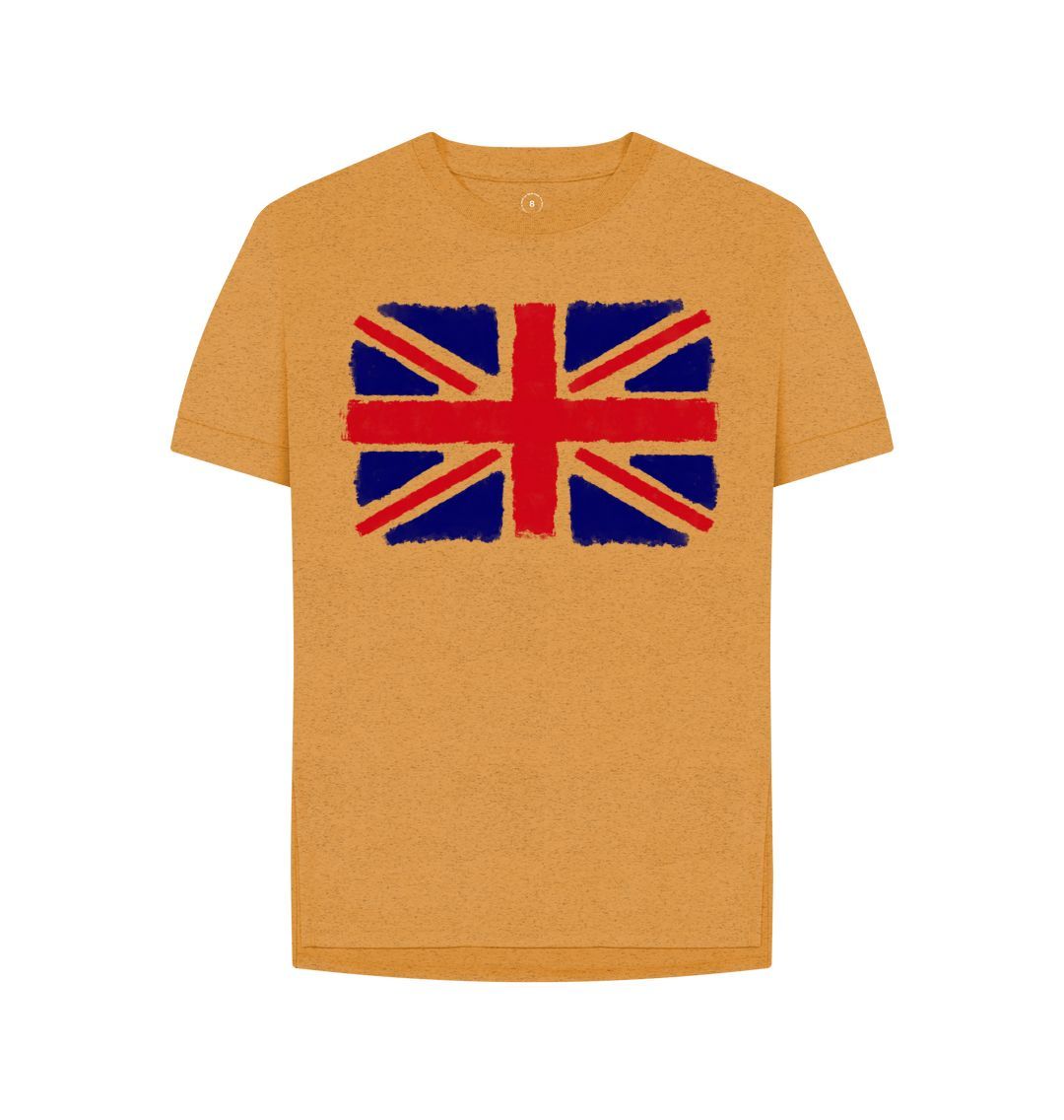 Amber Union Jack Women's Remill Relaxed Fit T-Shirt