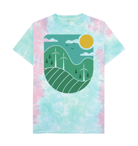 Pastel Tie Dye Renewables Men's Tie Dye T-shirt