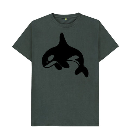 Dark Grey Orca Men's T-Shirt