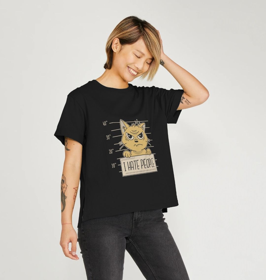 I Hate People Women's Relaxed Fit Tee