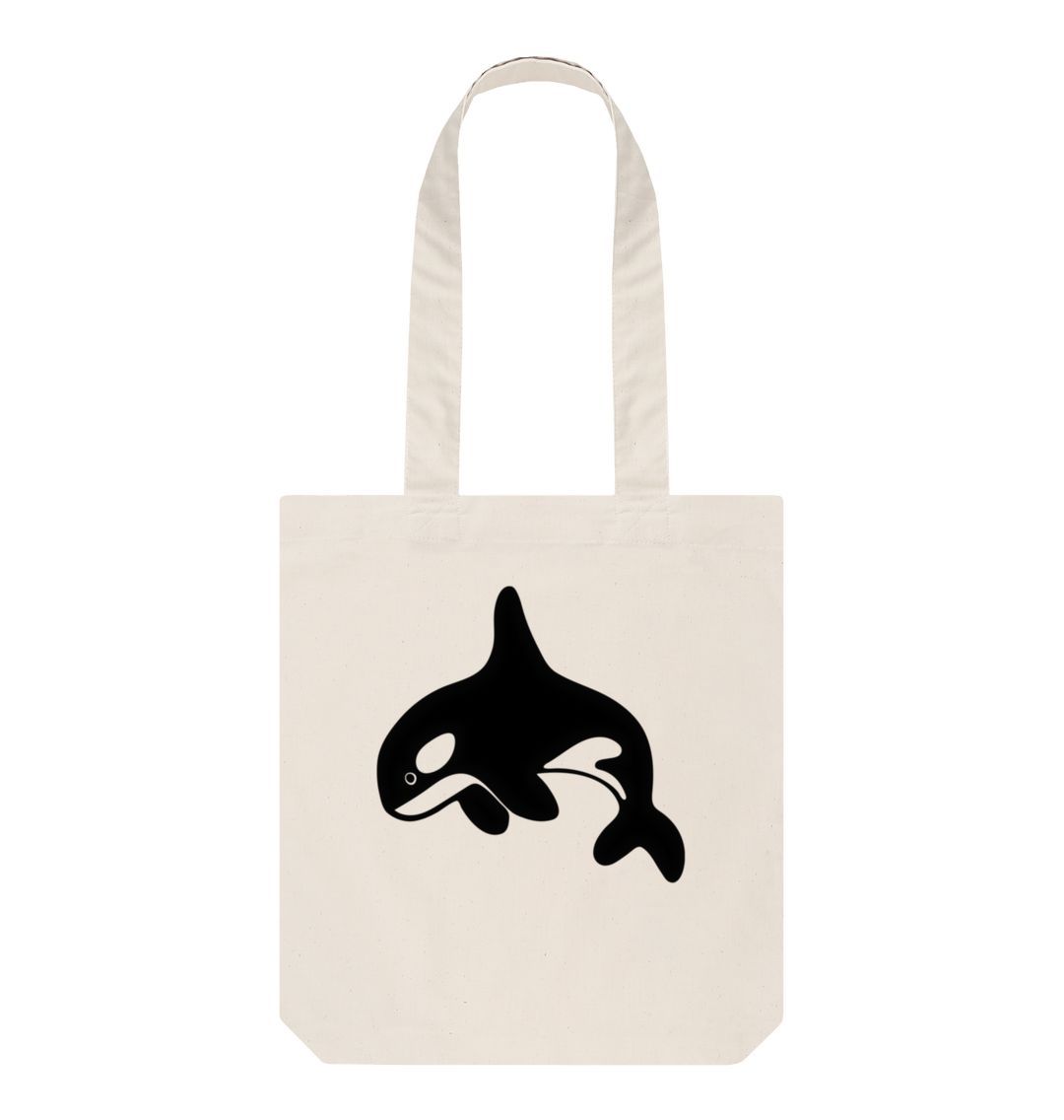 Natural Orca Tote Bag