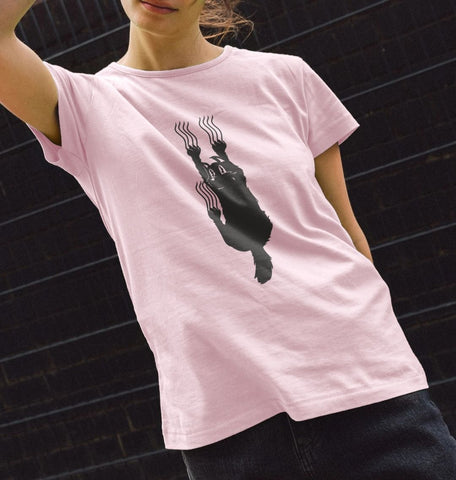 Hang In There Cat Women's Crew Neck T-Shirt