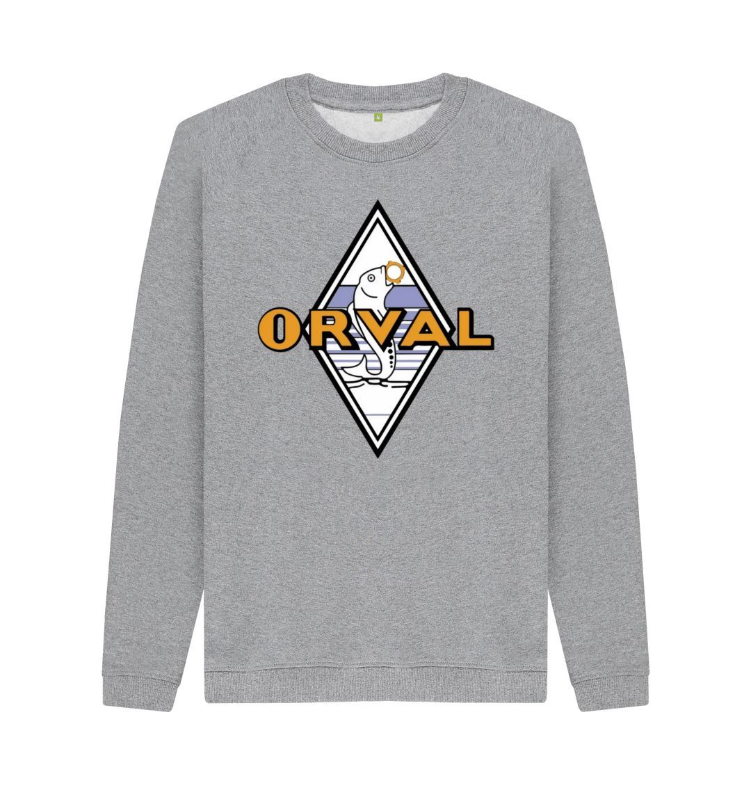 Light Heather Orval Men's Crew Neck Sweater