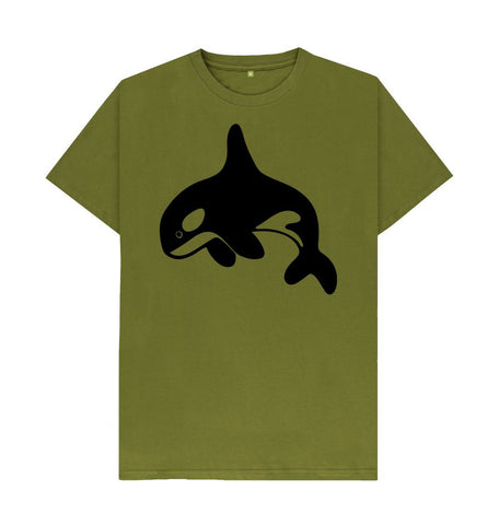 Moss Green Orca Men's T-Shirt