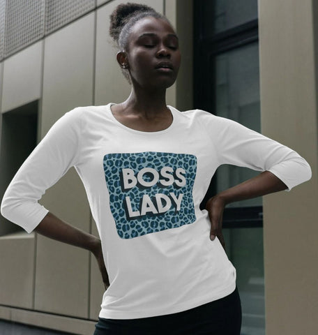 Boss Lady Women's 3/4 Sleeve Tee