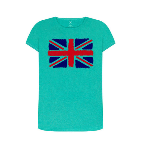 Seagrass Green Union Jack Women's Remill T-Shirt