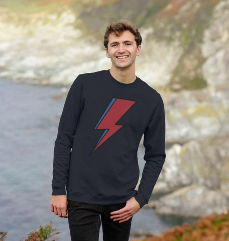 Lightning Bolt Men's Crew Neck Sweater