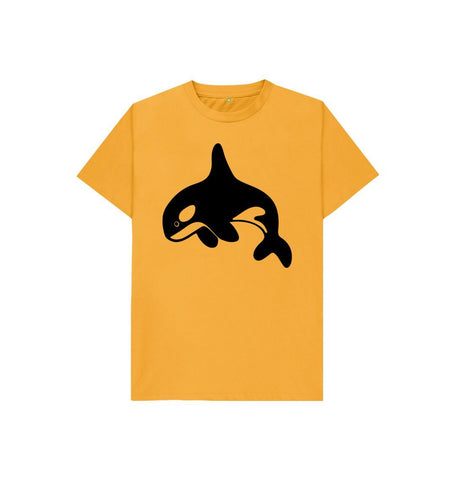 Mustard Orca Kids T-Shirt