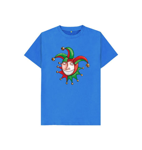 Bright Blue Jester Kids T-Shirt